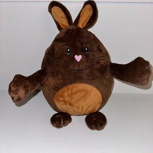 Booker Progressive Plush Chocolate Brown 14” Bunny Rabbit Stuffed Great Easter